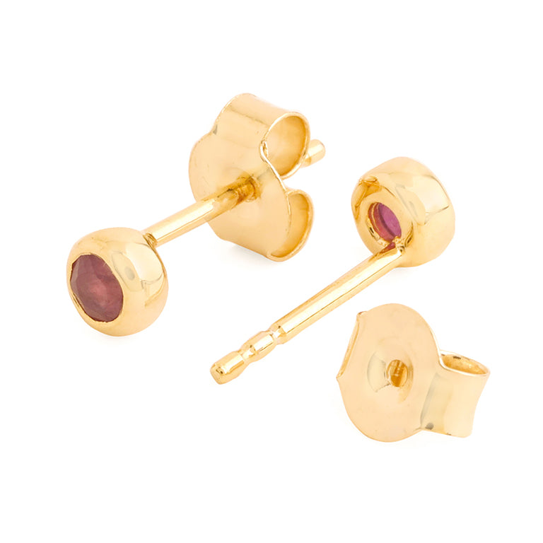 Ohrstecker ATHINA mit Rubin
