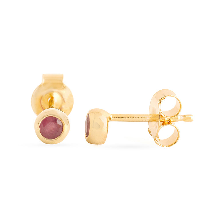 Ohrstecker ATHINA mit Rubin