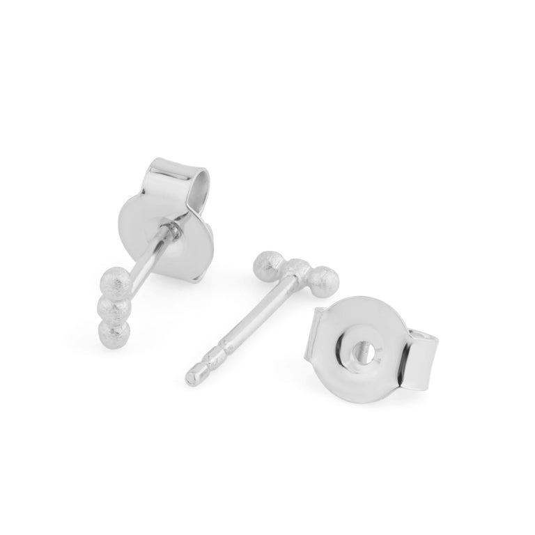 Ohrstecker BUBBLE 3fach matt