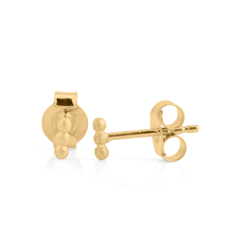 Ohrstecker BUBBLE 3fach matt