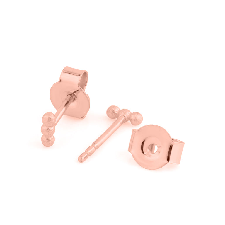 Ohrstecker BUBBLE 3fach matt