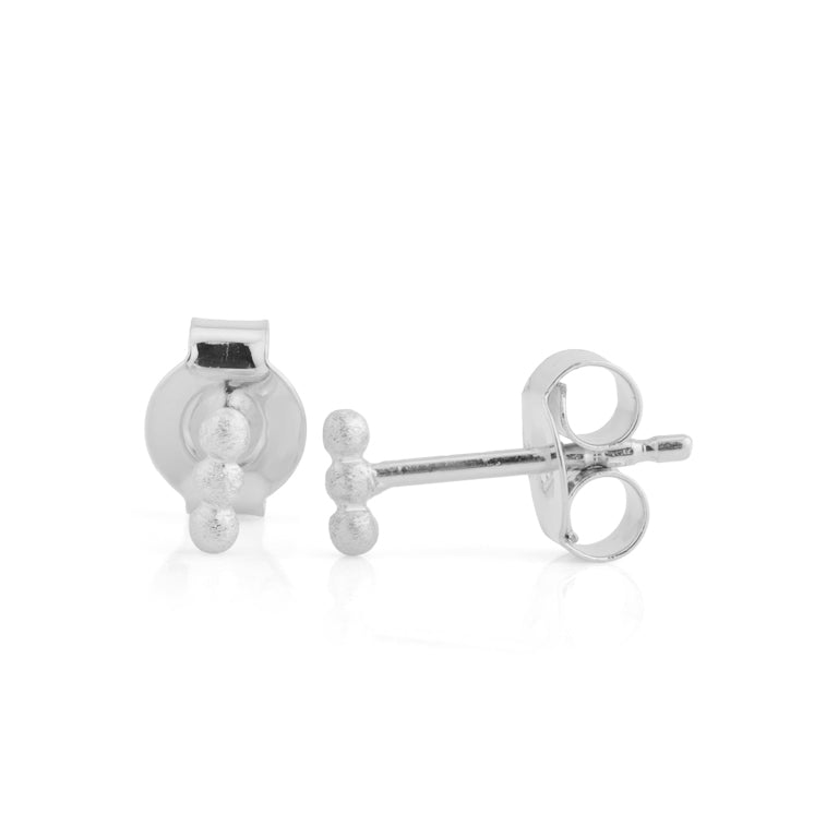 Ohrstecker BUBBLE 3fach matt