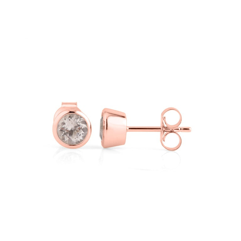 Ohrstecker ESTIA Morganite 5mm