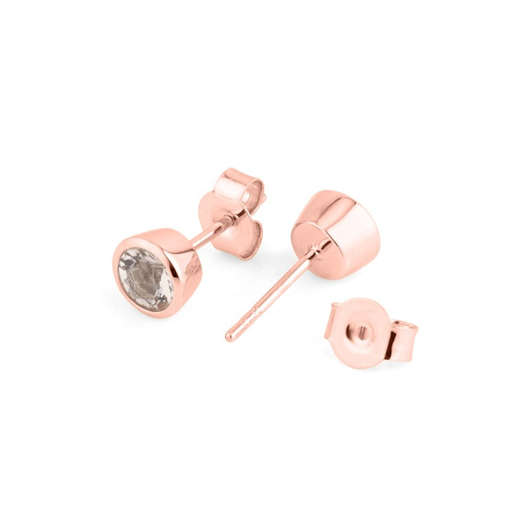 Ohrstecker ESTIA Morganite 5mm