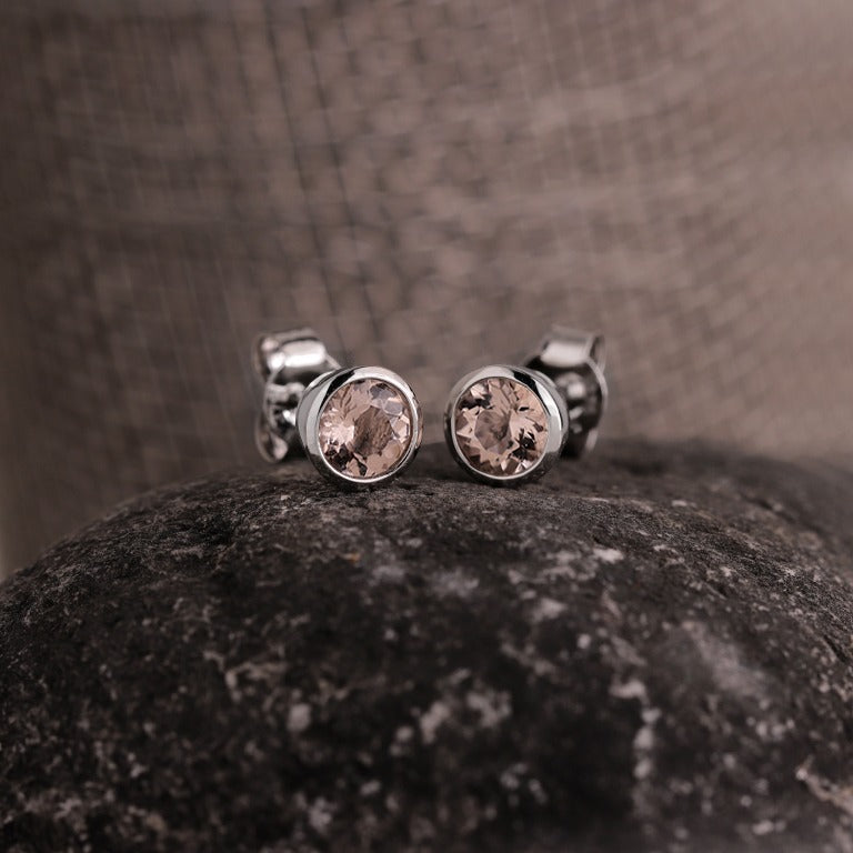 Ohrstecker ESTIA Morganite 5mm