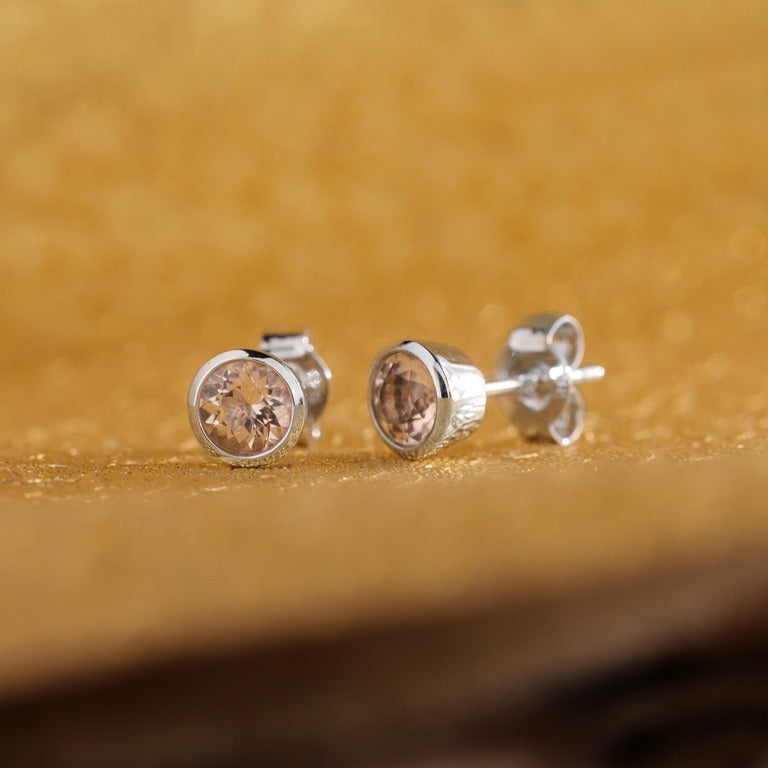 Ohrstecker ESTIA Morganite 5mm