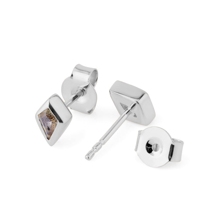 Ohrstecker KITE Labradorit 3X5mm Silber