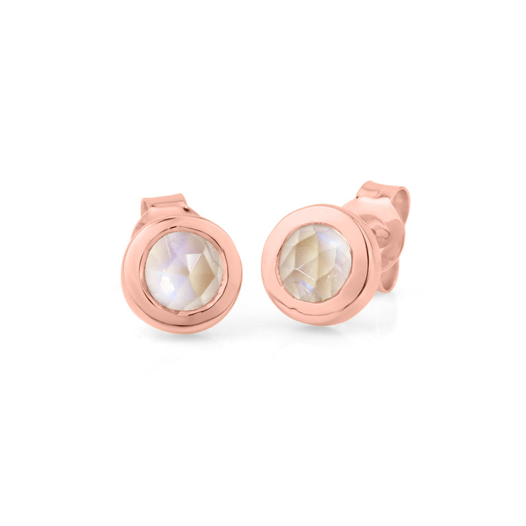 Ohrstecker LEILA Mondstein Silber