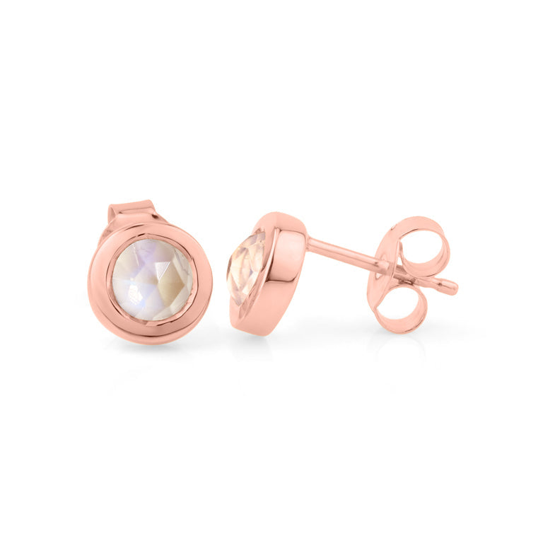 Ohrstecker LEILA Mondstein Silber