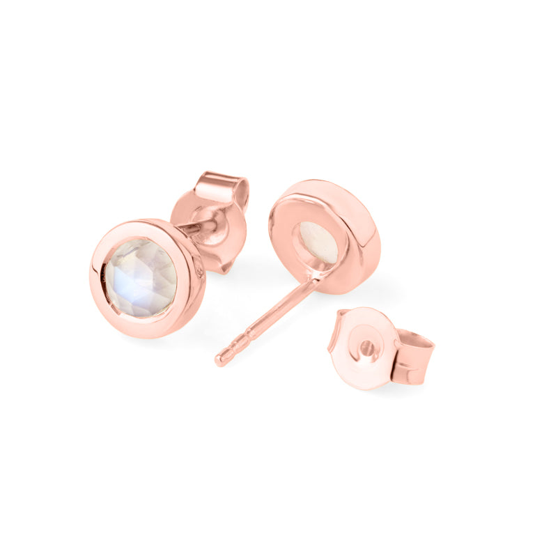 Ohrstecker LEILA Mondstein Silber