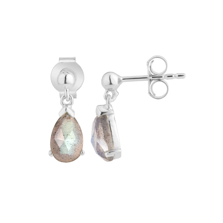 Ohrstecker LEONIE Labradorit 5X8mm