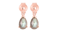 Ohrstecker LEONIE Labradorit 5X8mm