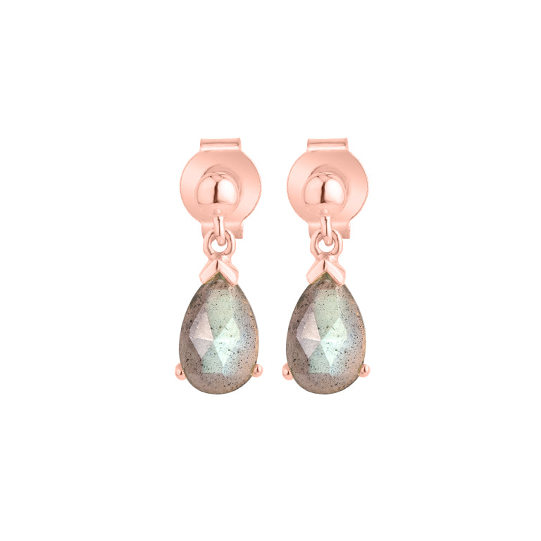 Ohrstecker LEONIE Labradorit 5X8mm