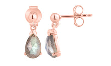 Ohrstecker LEONIE Labradorit 5X8mm