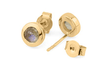 Ohrstecker LEILA Labradorit