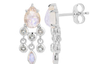 Ohrstecker MADISON  Mondstein Silber