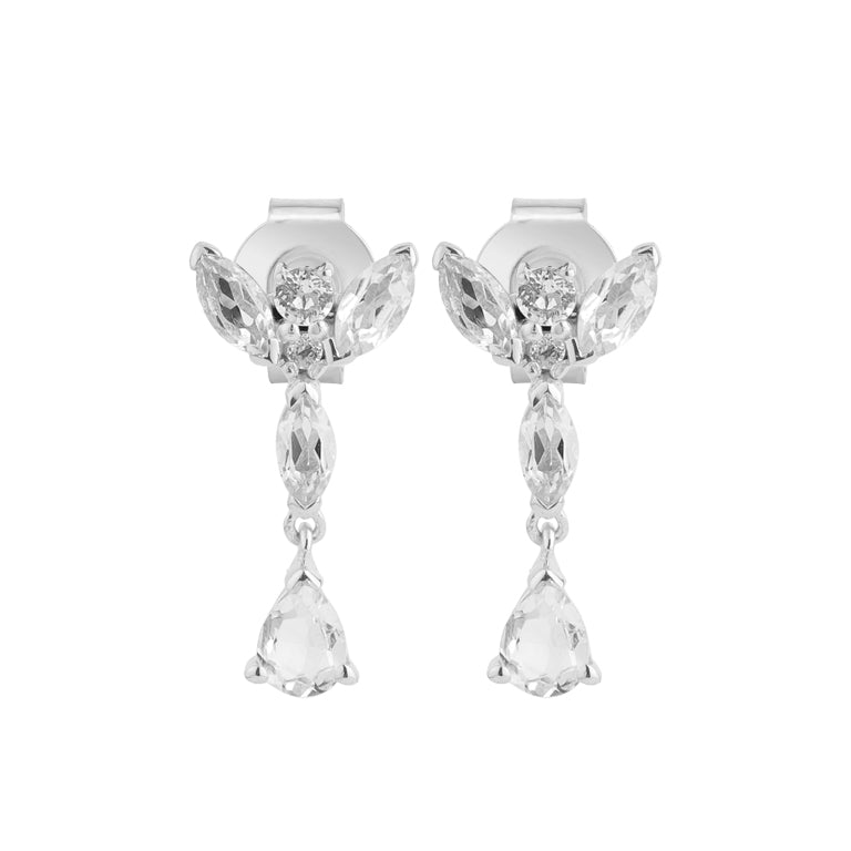 Ohrstecker PENELOPE Topas Silber