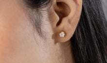 Ohrstecker SAMANTHA mit Mondstein 4 mm