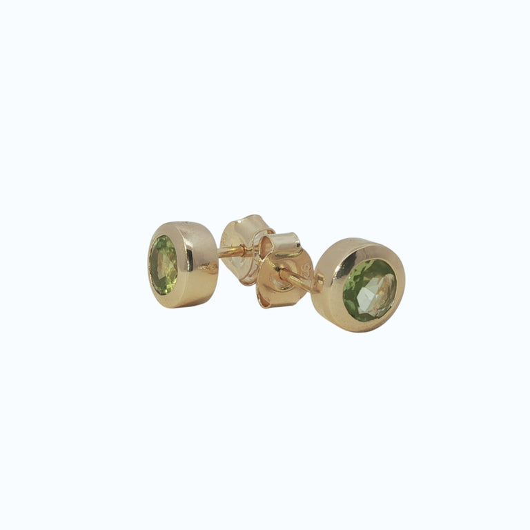 Ohrstecker ESTIA Peridot 5mm Silber