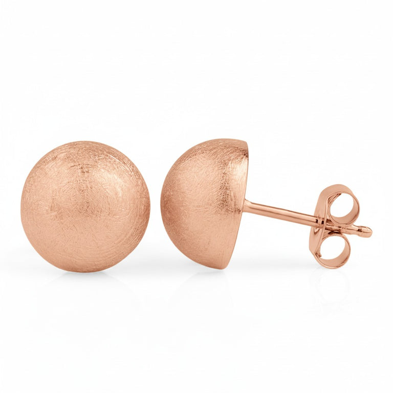 Ohrstecker HANNAH  10 mm ice matt