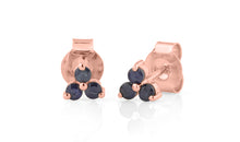Ohrstecker TRINITY mit Saphir 1.5 mm