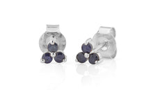 Ohrstecker TRINITY mit Saphir 1.5 mm