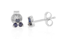 Ohrstecker TRINITY mit Saphir 1.5 mm