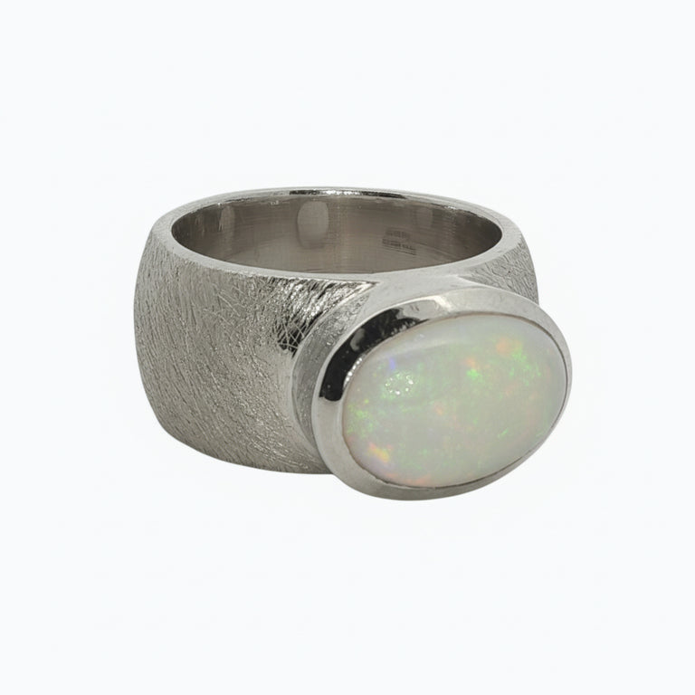 Unikate Ring NADINE – 925 Sterling Silber, Opal