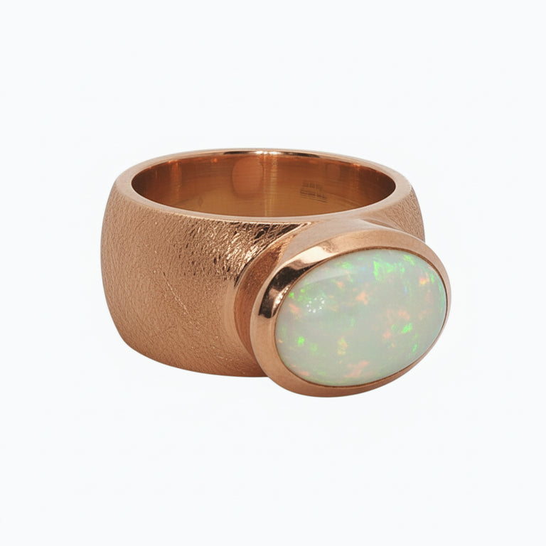 Unikate Ring NADINE – 925 Sterling Silber, Opal