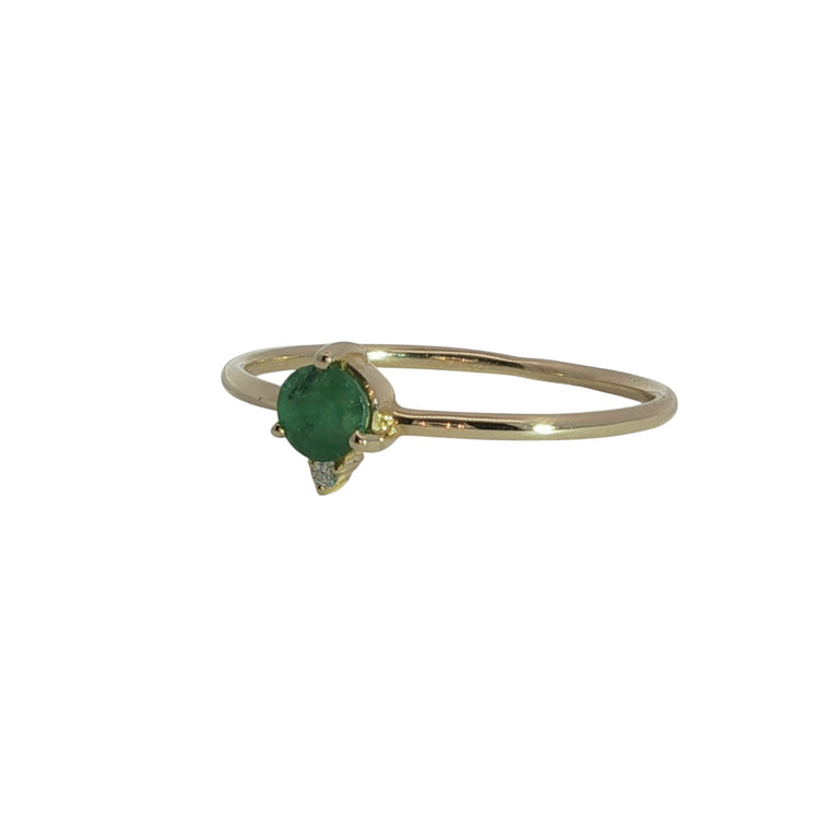 Ring Jahreszeiten SMARAGD 18k Gelbgold