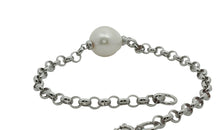 Silberarmband mit Barockperle 11–12 mm | Boho Armband 925 Silber