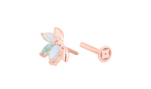 Piercing OCEANA mit Mondstein