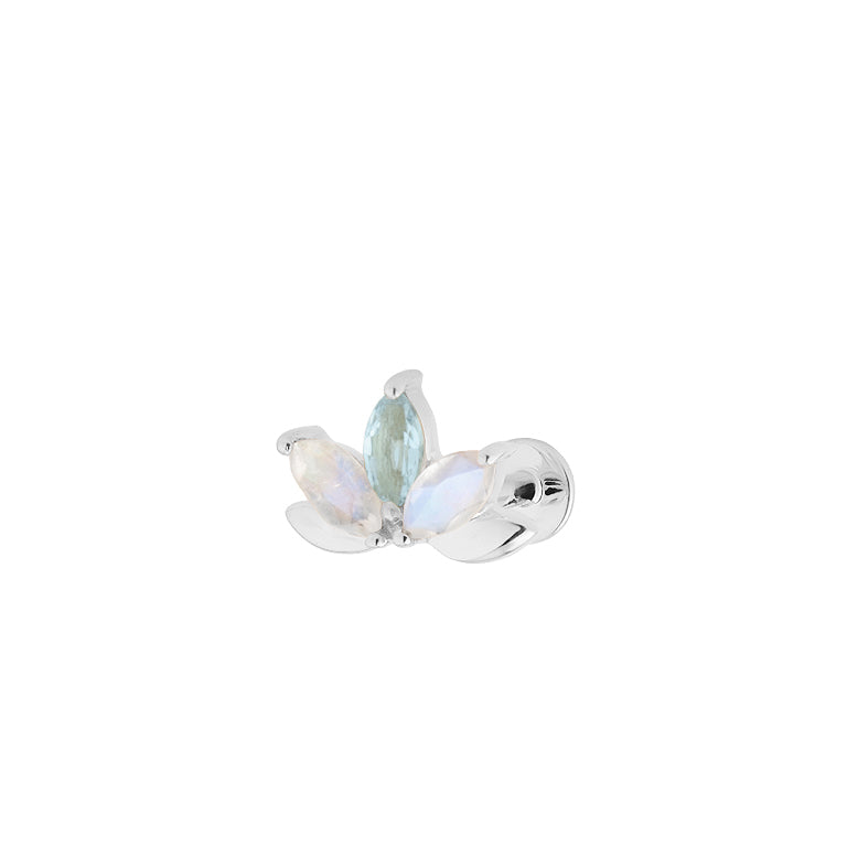 Piercing OCEANA mit Mondstein