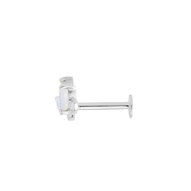 Piercing OCEANA mit Mondstein