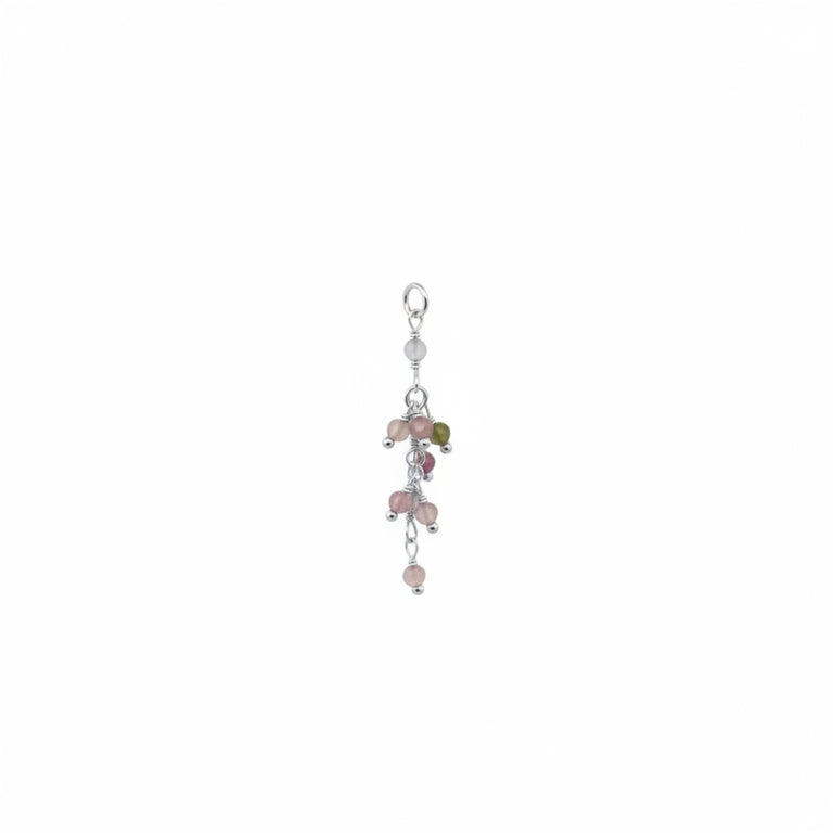 Piercing Kette Multiturmalin – filigrane Verbindung mit einem Link