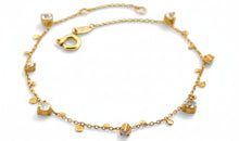 Armband DOREEN 18k gelb Gold Mondstein , Diamanten