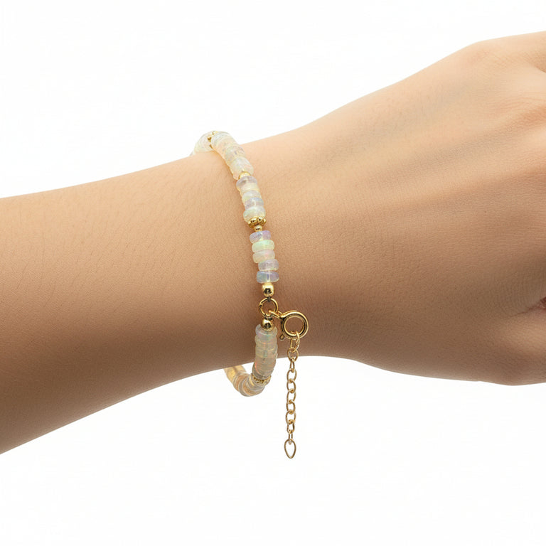 Edelsteinarmband mit Opal