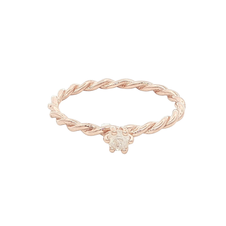 Ring TWIST mit Mondstein