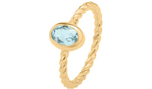 Ring  EMILY Aquamarin 7X9mm
