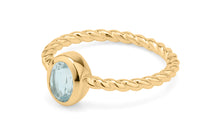 Ring  EMILY Aquamarin 7X9mm