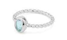 Ring  EMILY Aquamarin 7X9mm