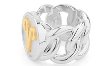 Statement Ketten Ring ARIES bicolor