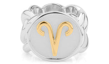 Statement Ketten Ring ARIES bicolor