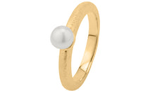 Ring ASTRID 2.5 mm matt mit Perle
