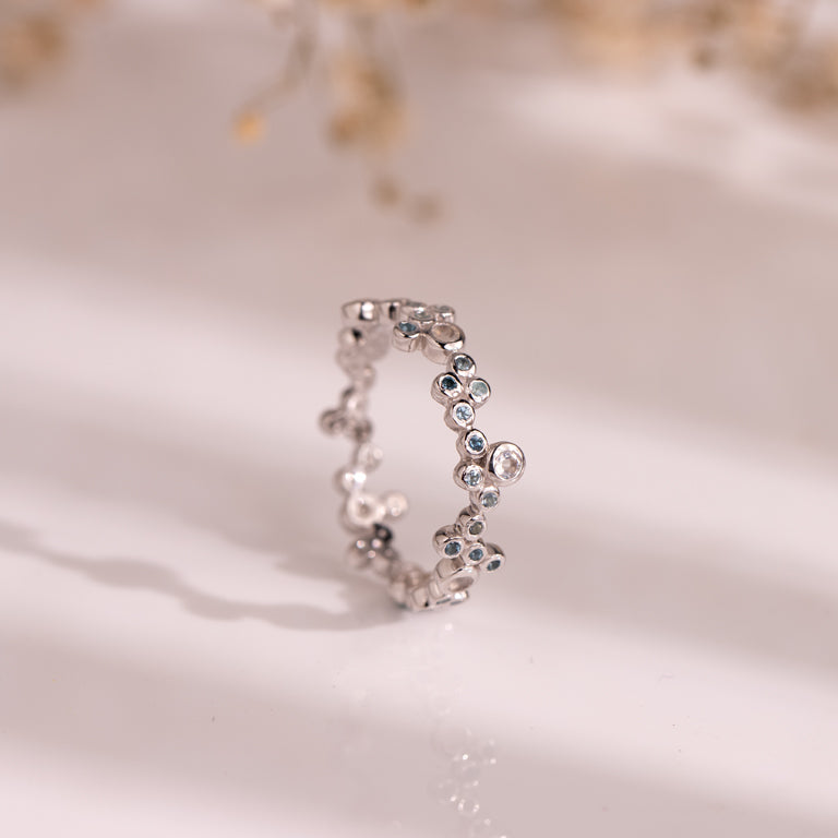Ring AURELIA mit Aquamarin