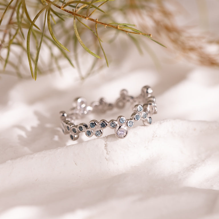 Ring AURELIA mit Aquamarin