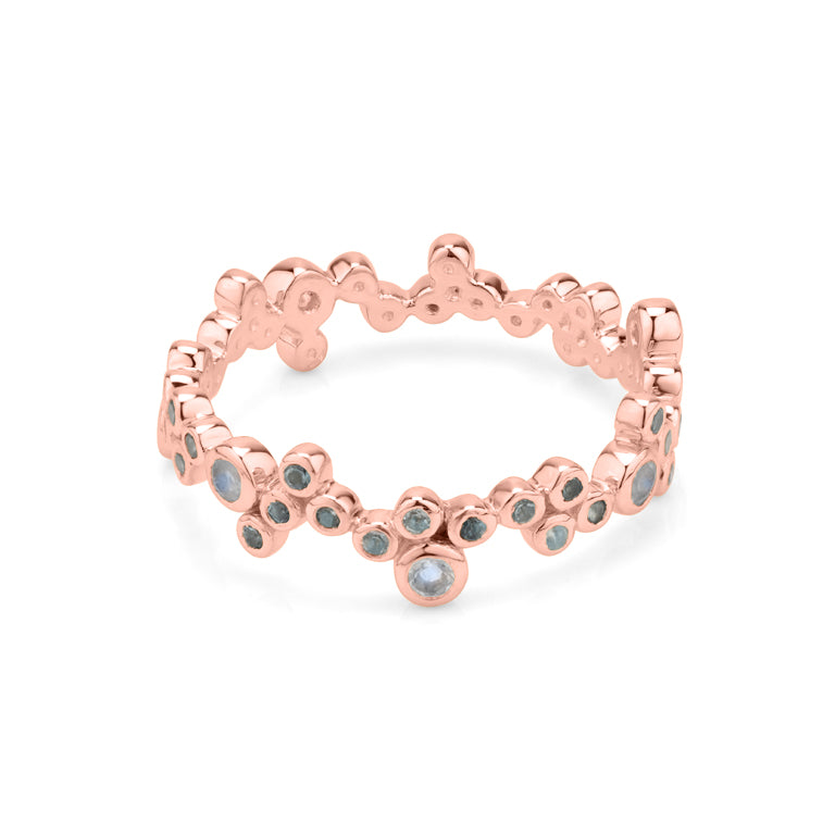 Ring AURELIA mit Aquamarin