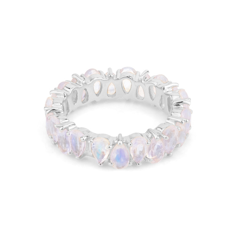 Ring AYAT mit Mondstein 3X5mm