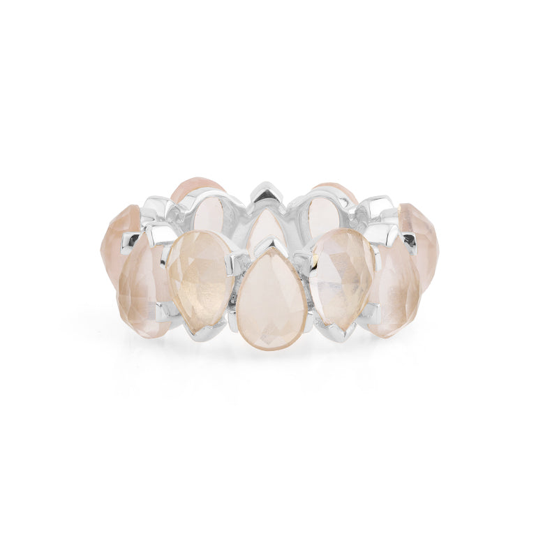 Ring CASSIOPHEYA ROSECUT Rosenquarz