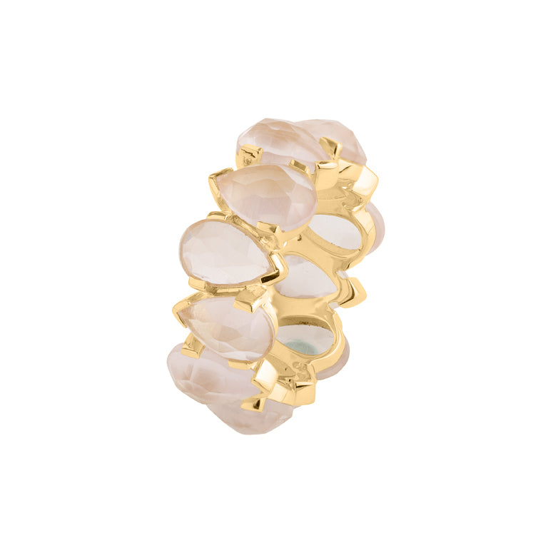 Ring CASSIOPHEYA ROSECUT Rosenquarz